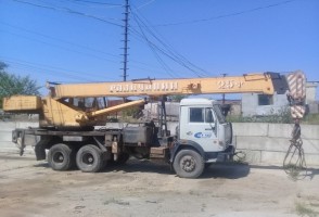 Услуги автокрана. 16т до 25т
