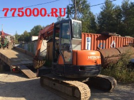 АРЕНДА ЭКСКАВАТОРА Hitachi EX55 с отвалом, 5,5т