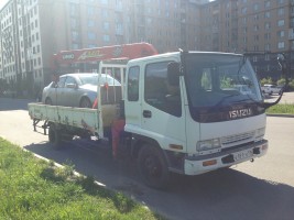 Манипуляторы на Исузу Форвард.