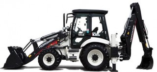 Экскаватор-погрузчик Hidromek 102B гидромолот + ямобур