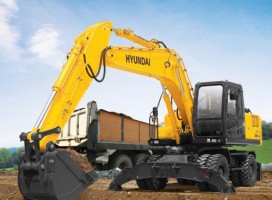 Аренда колесного экскаватора Hyundai R210W-9S