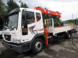 Манипулятор daewoo + автовышка 21 метр