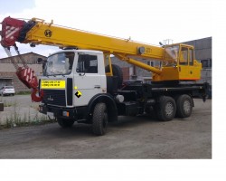 Автокран 25 тонн в аренду в Химках