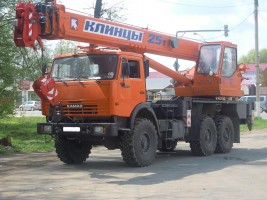 Аренда автокрана вездеход 25 тонн в г. Приморске, заказать, услуги 