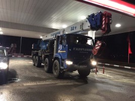 Автокран 32тонн 31метр стрела болотник