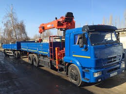 Услуги аренды манипулятора с прицепом в г. Уфа и Республике Башкортостан