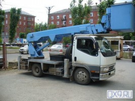 Аренда телескопической автовышки Isuzu Forward