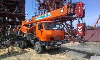 Автокран 16 и 25 тонн в аренду Тосно