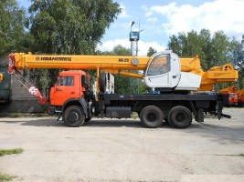 Аренда крана 25 тонн стрела 31 метр