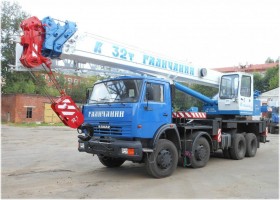 Кран 32 тонны в аренду