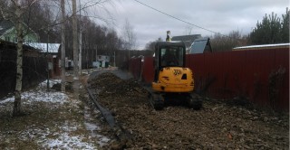 Миниэкскаватор с Ямобуром в Подольске - Подольском районе