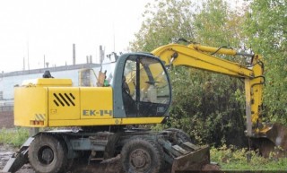 Аренда колесного экскаватора EK14