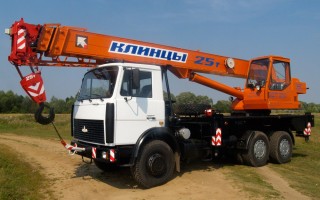 Частный автокран 16 - 25 тонн. 