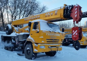 Аренда Автокрана КС 55713 Галичанин. Г/П 25 тонн. Длина стрелы 9,7-21,7 метра