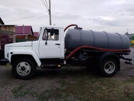 Аренда Ассенизатора на базе ГАЗ 3309.Объем цистерны 3.7 м3