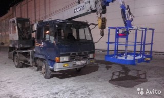 Автокран 5т 22м + вышка