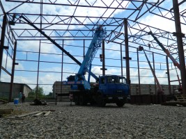 Автокран Клинцы 25 тонн Камаз стрела 28м с гуськом