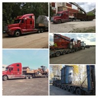 Аренда низкорамного трала Volvo, MAN, Freightliner