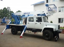Автогидроподъемник ВИПО-18-01 на шасси ГАЗ-33088 (4х4) (5м. каб) Новый так же есть Камаз 18-36 м.