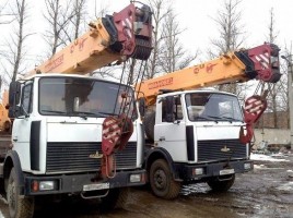 Аренда автокрана 16-25 т.