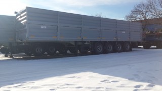 Четырехосный полуприцеп зерновоз НЕФАЗ