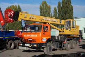 Аренда крана 25 тн 22 м