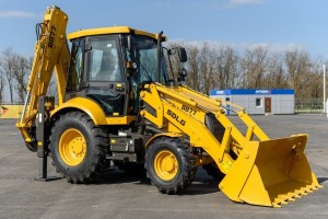 Аренда челюстного экскаватора-погрузчика SDLG B877