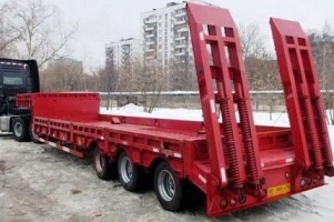 Грузоперевозки на низко рамном трале