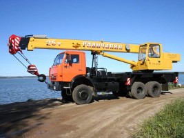 Услуги автокрана 16 до 25 тонн