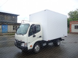 Автофургон рефрижератор на шасси HINO 300 (615) с ХОУ Dongin Thermo DM-100ESC, 4х2.