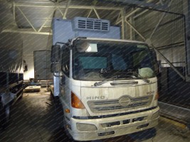 Автофургон рефрижератор на шасси HINO 500 GD8JMTA-QHR с ХОУ Dongin Thermo DM-500H, 4х2.
