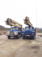 Аренда автовышки зил 22 метра 3 колена 