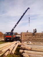 Кран манипулятор стрела5т, борт 10т