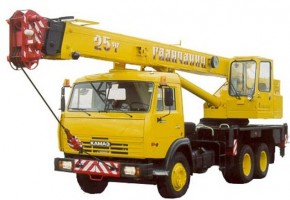 Автокран 25м