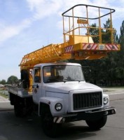 Аренда Автовышки 18 м до 26 м люлька : 300 кг,