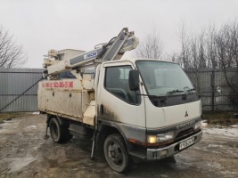 Аренда японской автовышки Mitsubishi CANTER 10 метров 