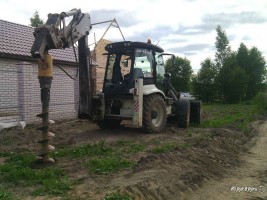  Экскаватор погрузчик услуги уборка мусора ямобур