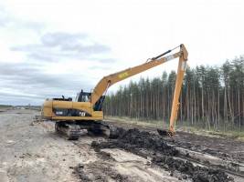 Аренда экскаватора CAT 336D L, длиннорукий