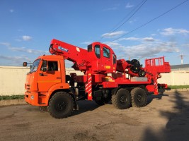 Аренда автовышки Камаз вездеход 45 метров