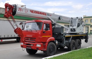 Аренда услуги автокрана 25 тонн 31 метр вездеход