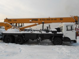 Автокран 25 тонн 30 метров