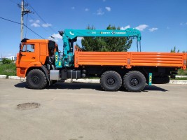 Бортовой КАМАЗ 43118-50 с КМУ HKTC 7016