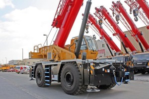 Короткобазный кран Palfinger Sany SRC600C
