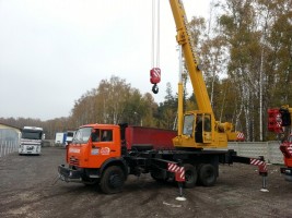 Аренда автокранов 16т, 25т в разной длиной стрелы