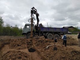 телескопический ямобур вездеход