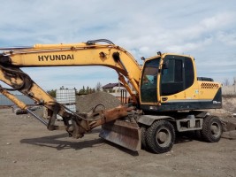 Аренда колесного экскаватора Hyndai R170-9S
