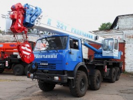 Аренда автокрана 32 тонны ГАЛИЧАНИН КС-55729-5В ВЕЗДЕХОД
