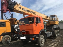 Аренда Автокрана 25 тонн 31 метр