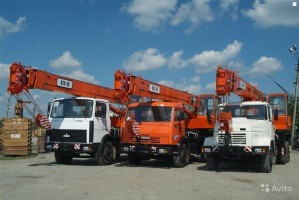 Аренда автокранов 6 тон 25 тон 40 тон 50 тон 120 тон