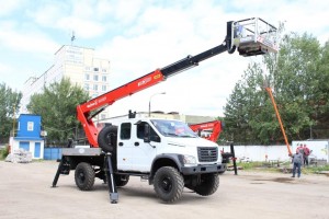 Автовышка TR318 на базе ГАЗ-С41А23 Садко Некст
